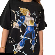 Round neck anime t-shirt Dragon ball.